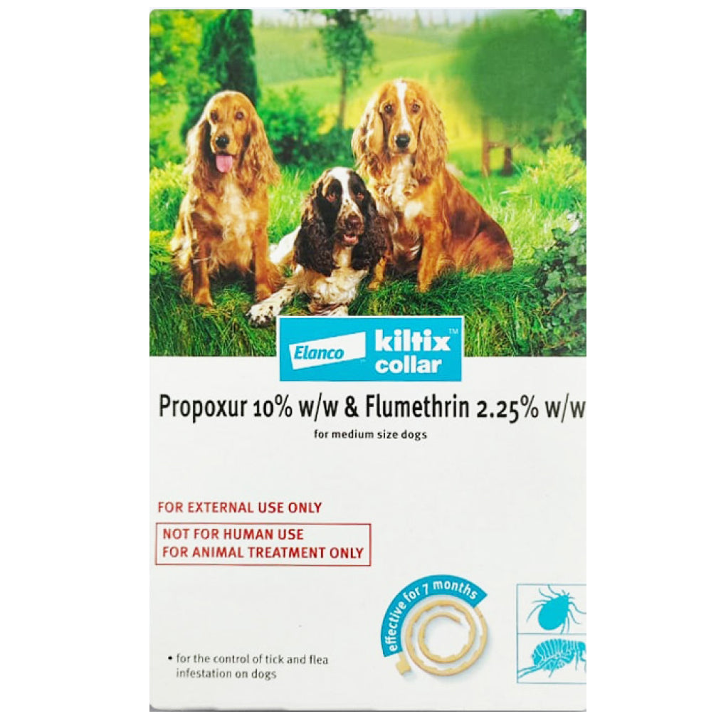 Elanco Kiltix Tick Collar for Small & Medium Sized Dogs Dogs-Pharmacy Bayer Pharmacy Pack of 1