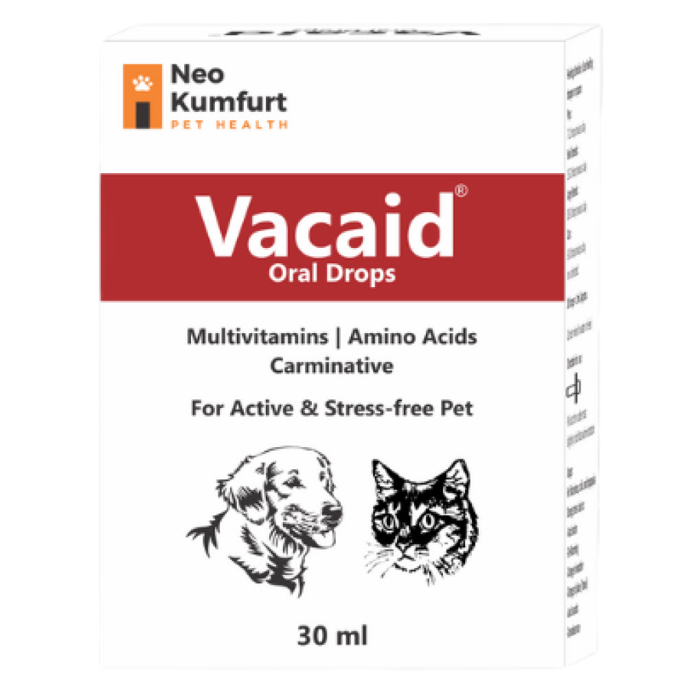 Neo Kumfurt Vacaid Oral Drops for Dogs and Cats (30ml)