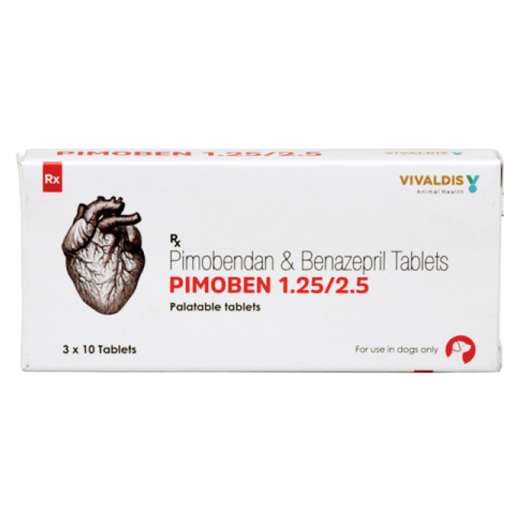 Vivaldis Pimoben 1.25/2.5mg Tablet for Dogs