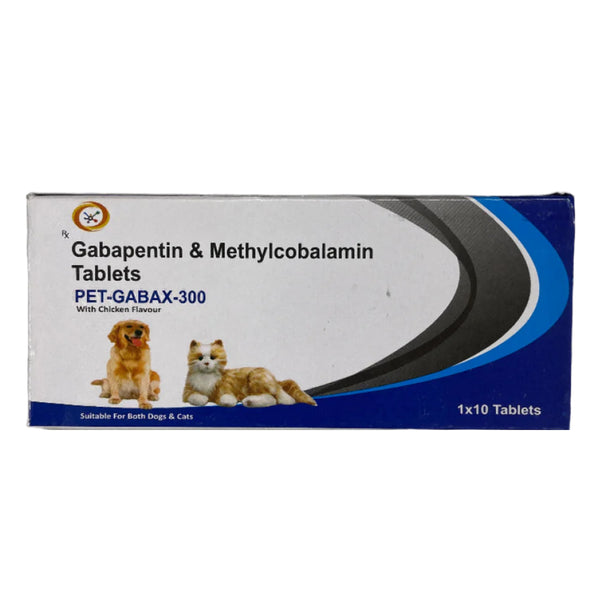 Oriheal Pet Gabax 300mg Tablets (Gabapentin & Methylcobalamin) for Dogs and Cats