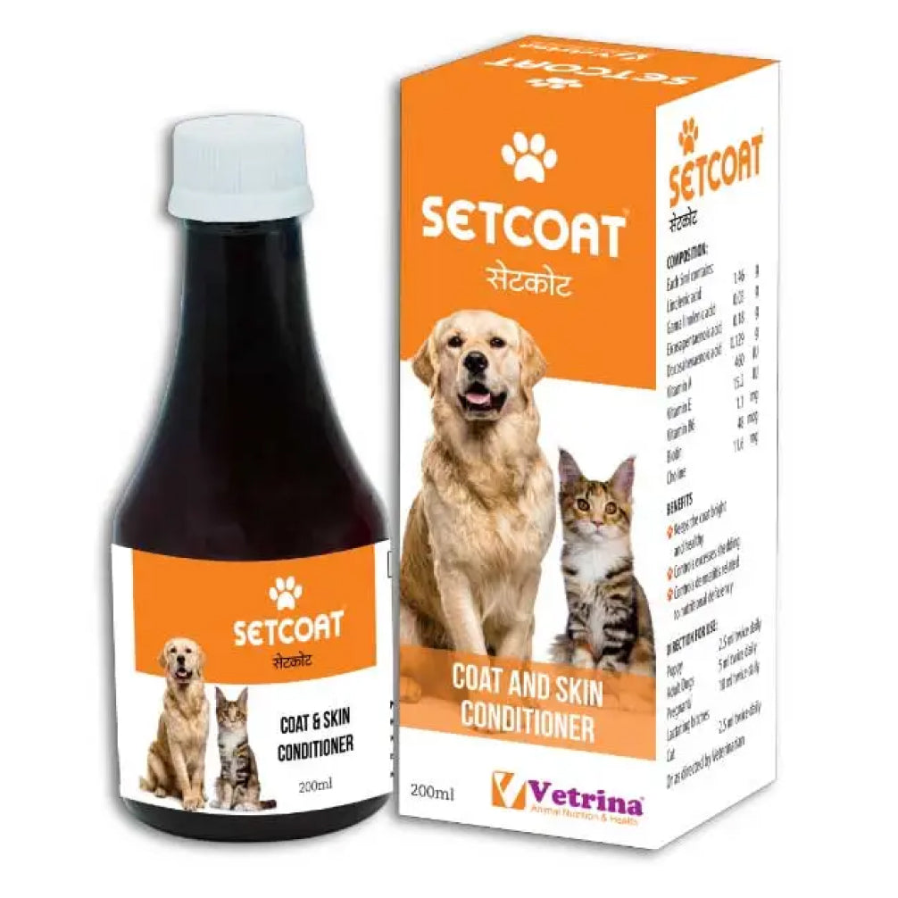 Vetrina Setcoat Syrup for Dogs and Cats (200ml) Both-Pharmacy Vetrina Pharmacy 200ml