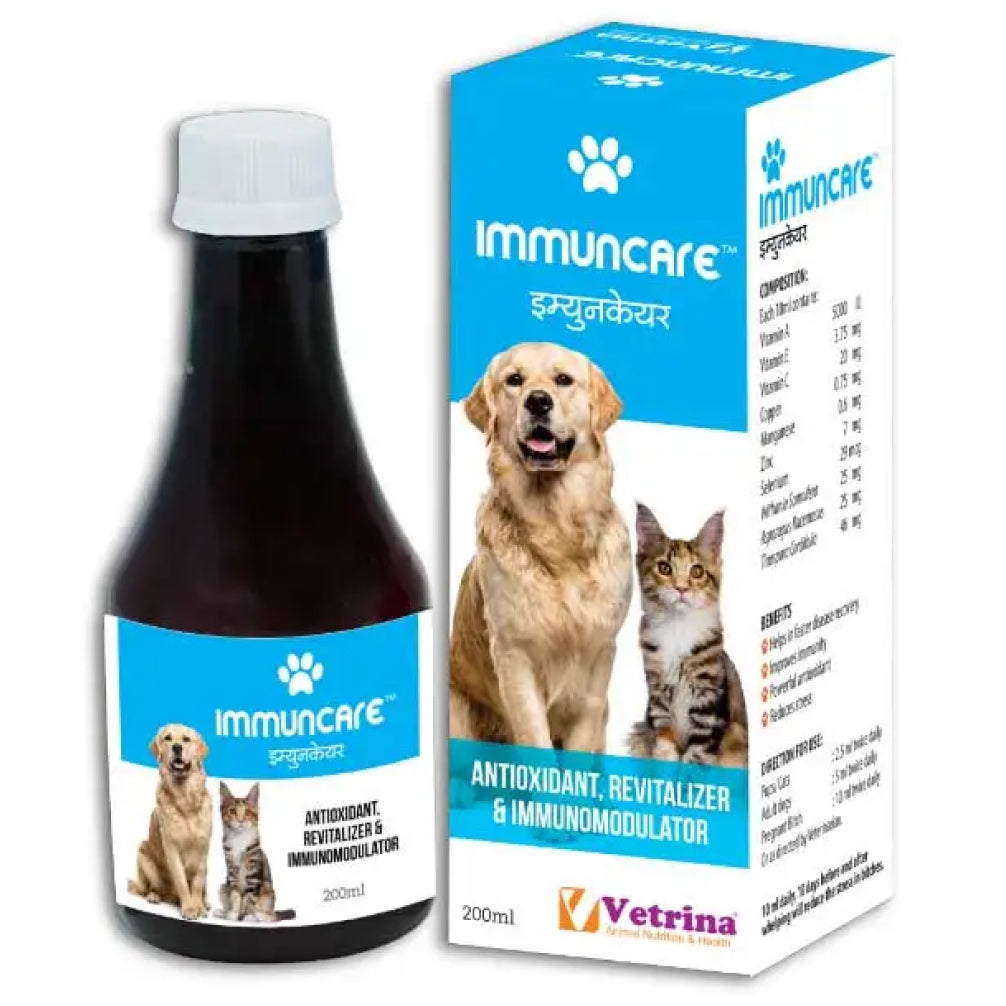 Vetrina Immuncare Syrup for Dogs and Cats (200ml)