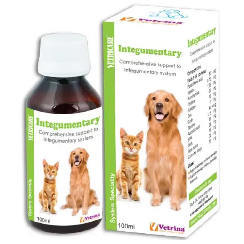Vetricare Integumentary Syrup for Dogs and Cats (100ml)