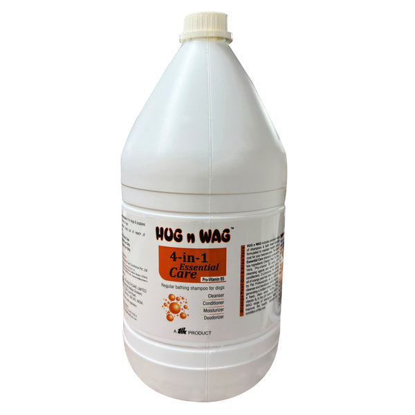 Ttk Hug n Wag Professional 4 in 1 Essential Care Shampoo with Pro Vitamin B5 for Dogs