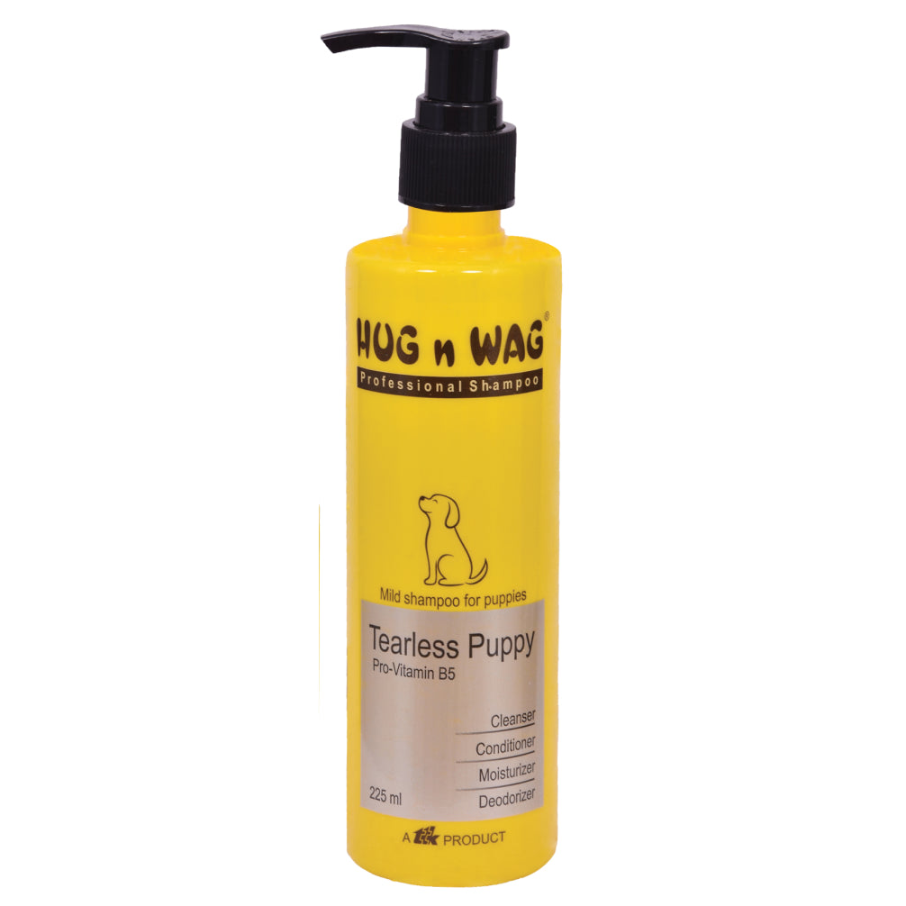 Ttk Hug n Wag Professional Tearless Puppy Shampoo with Pro Vitamin B5 Dogs-Pharmacy TTK Pharmacy 225ml