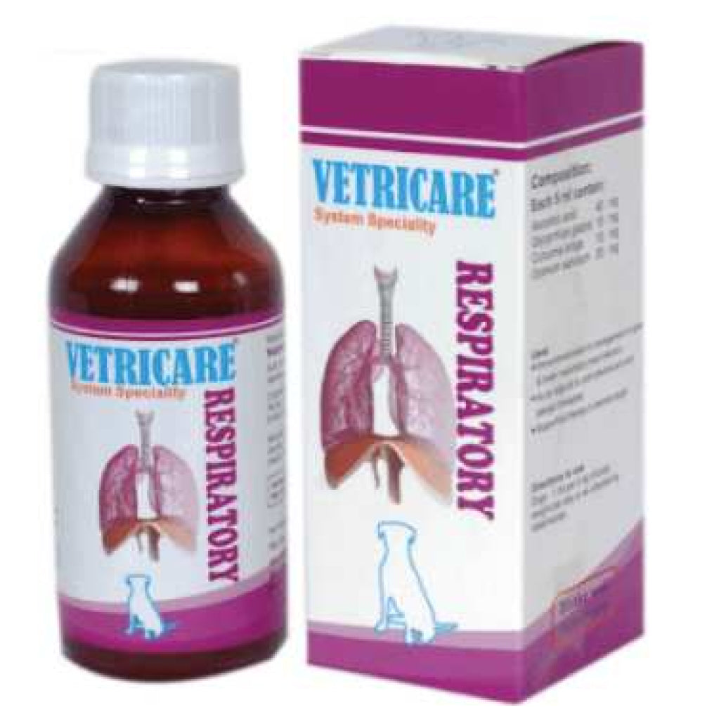 Vetricare Respiratory syrup for Dogs And Cats (100ml)