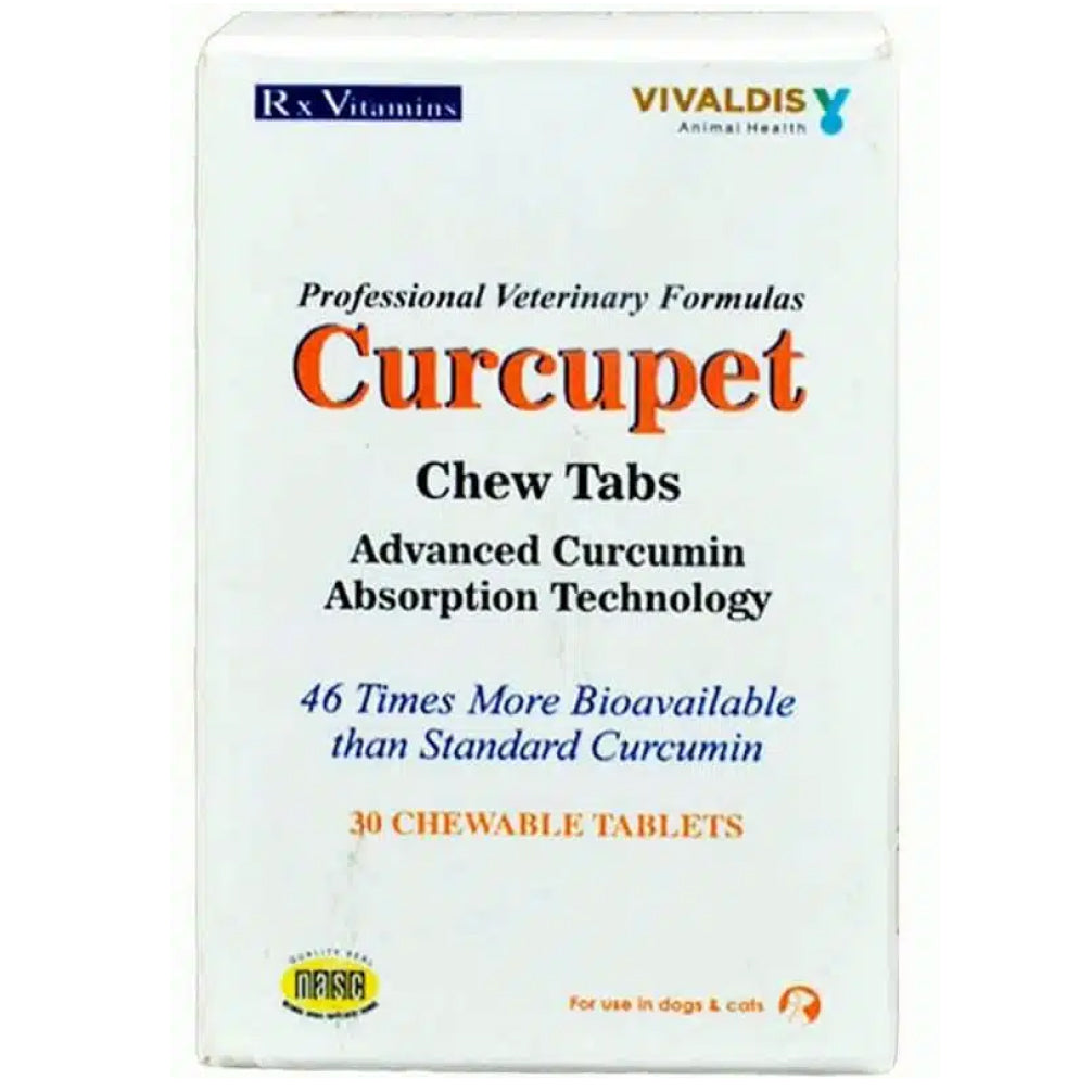 Vivaldis Curcupet (Curcumin) for Dogs & Cats (pack of 30 tablets) Both-Pharmacy Vivaldis Pharmacy