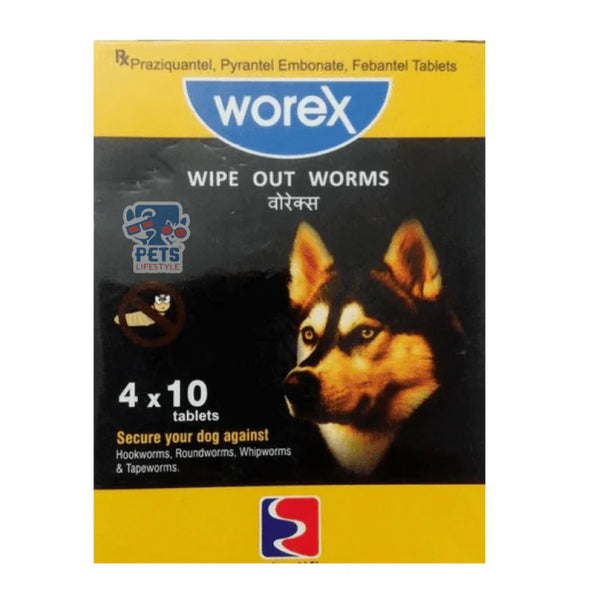 Scientific Remedies Worex Dewormer Tablets for Dogs