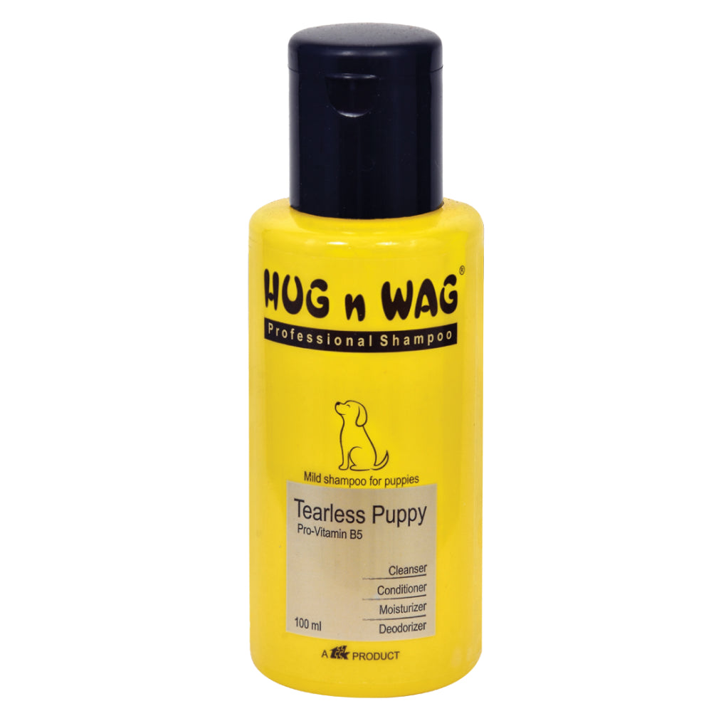 Ttk Hug n Wag Professional Tearless Puppy Shampoo with Pro Vitamin B5 Dogs-Pharmacy TTK Pharmacy 100ml