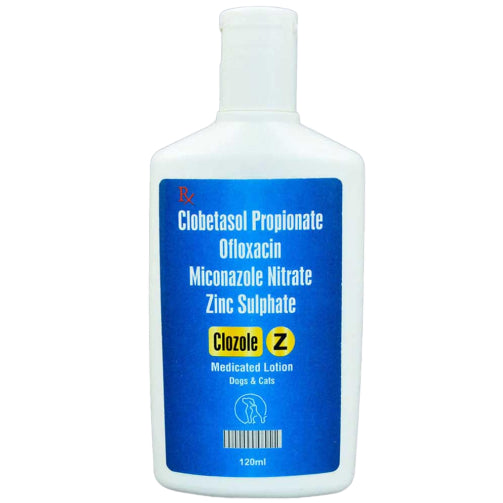 Clozole Z Lotion for Dogs and Cats Both-Pharmacy Sihil Animal Healthcare Pharmacy