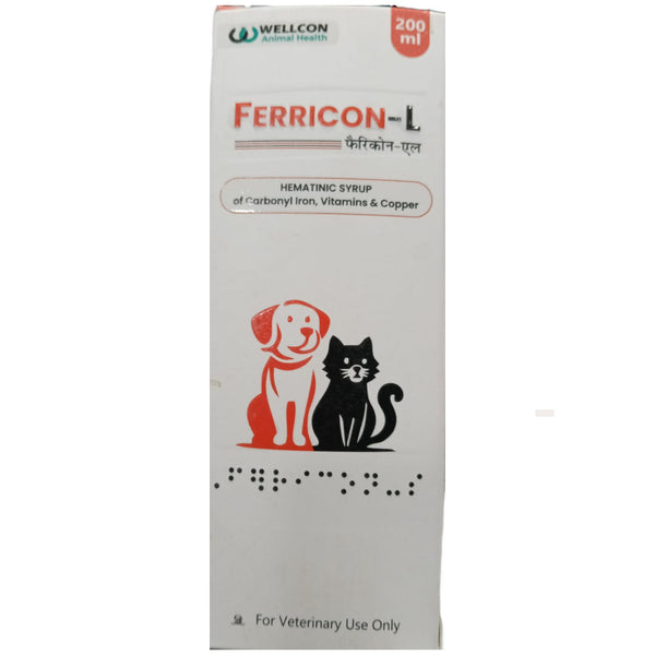Wellcon Ferricon L Syrup for Dogs and Cats