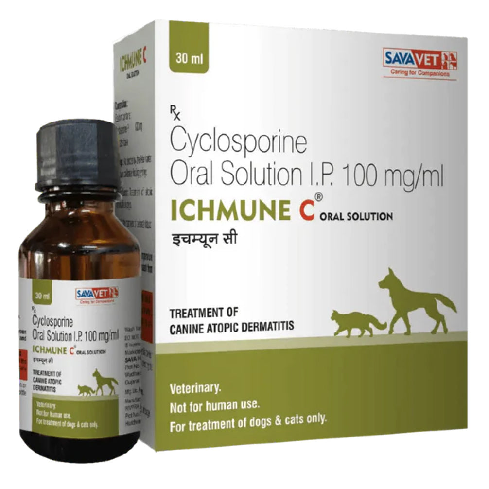 Savavet Ichmune C (Cyclosporine) Oral Solution for Dogs & Cats