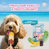 Pup Ice Chocolate and Banana Flavoured Rocket Lollies Dog Treat Dog Treats + Others Pup Ice