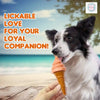 Pup Ice Strawberry Flavoured Waffle Cones Dog Treat Dog Treats + Others Pup Ice