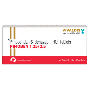 Vivaldis Pimoben 1.25/2.5mg Tablet for Dogs