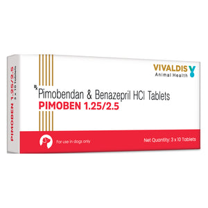 Vivaldis Pimoben 1.25/2.5mg Tablet for Dogs