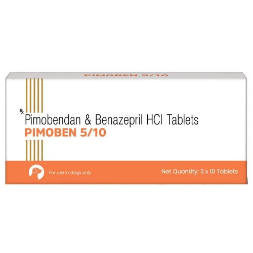 Vivaldis Pimoben 5/10mg (pimobendan & benazepril) Tablet for Dogs Dogs-Pharmacy Vivaldis Pharmacy 3 strip (30 tablets)