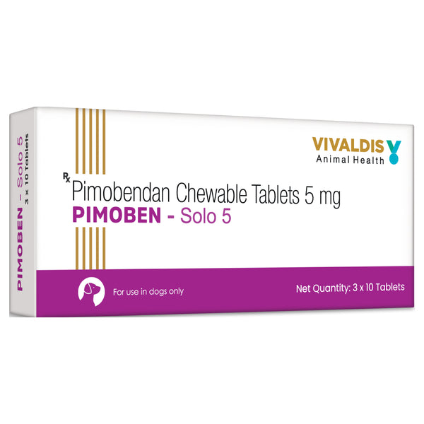 Vivaldis Pimoben (Pimobendan) Solo 5mg Tablet for Dogs