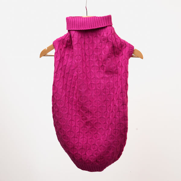 Skatrs Hot Pink Sweater For Dogs and Cats