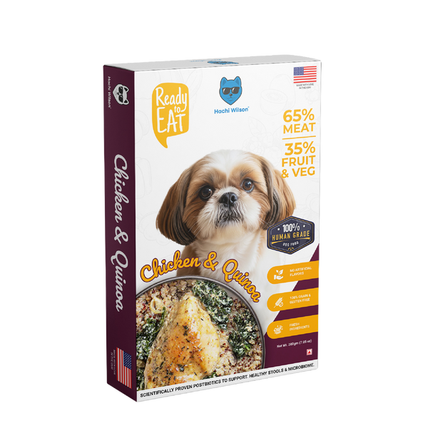 Hachi Wilson Chicken and Quinoa Flavour Ready to Eat Fresh & Wet Food for Dogs & Puppies