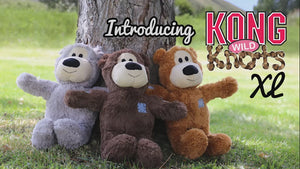 Kong Wild Knots Bear Toy for Dogs (Light Brown)