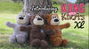 Kong Wild Knots Bear Toy for Dogs (Light Brown)