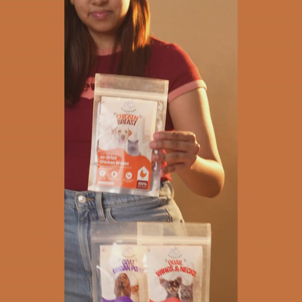 FloofYou Air Dried Chicken Breast Jerky Dogs and Cats Treat