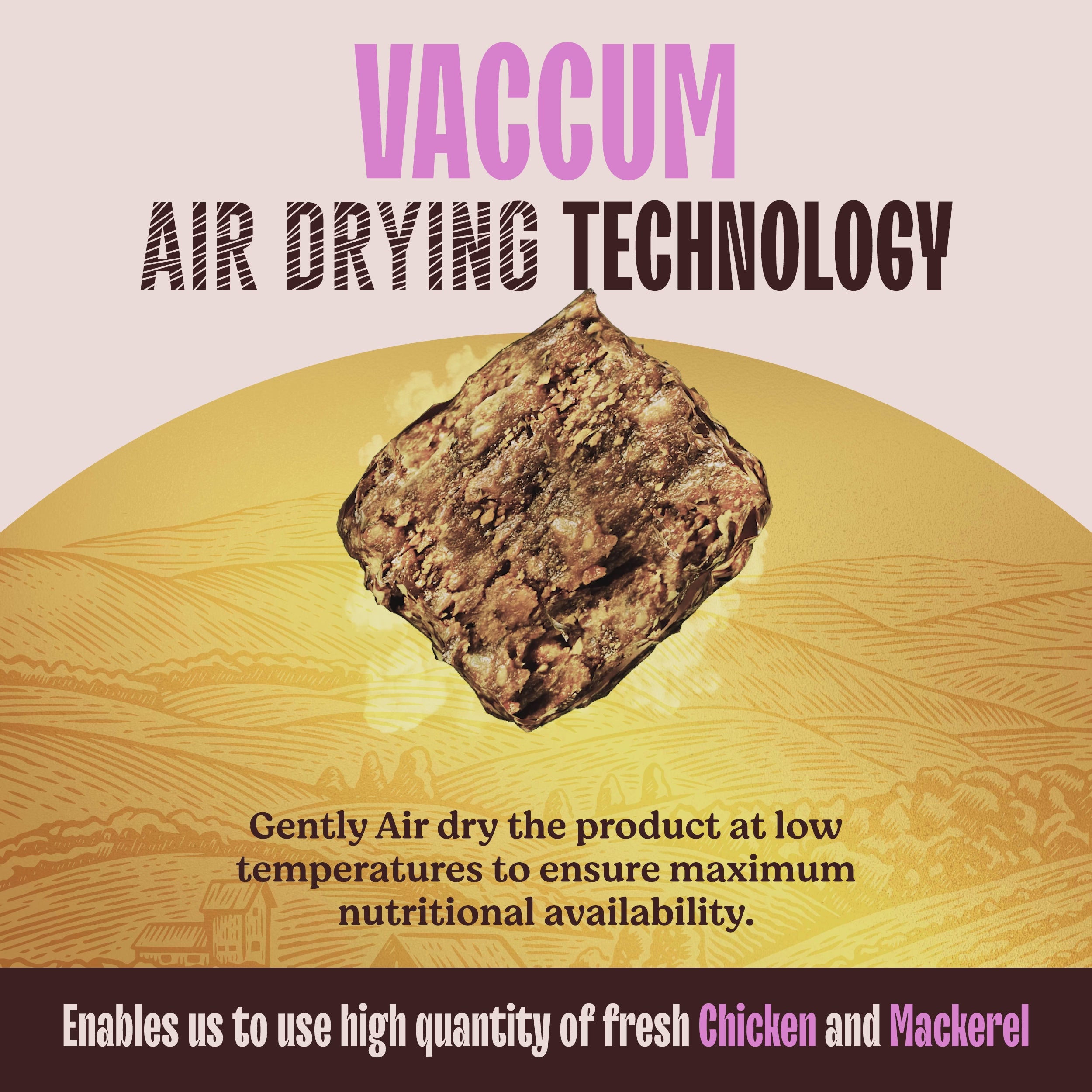 Kennel Kitchen Air Dried Chicken and Mackerel for Cat Dry Food (All Life Stage) Cats- Dry food Kennel Kitchen