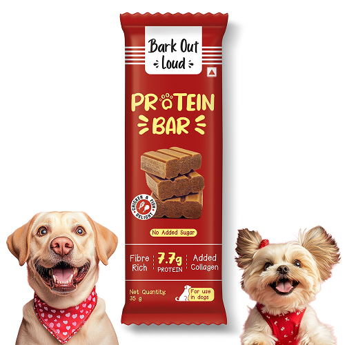 Bark Out Loud Collagen Protein Bar Chicken & Fish Treat for Dogs Dog Treats + Others Bark Out Loud 35g