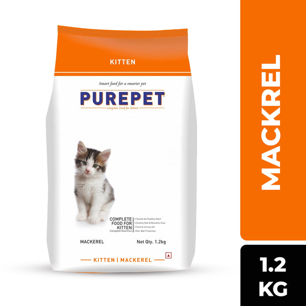 Purepet Mackerel Kitten Cat Dry Food