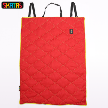 Skatrs Foldable Quilted Mat for Dogs and Cats (Red)