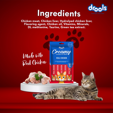 Drools Real Chicken Creamy Cat Treats