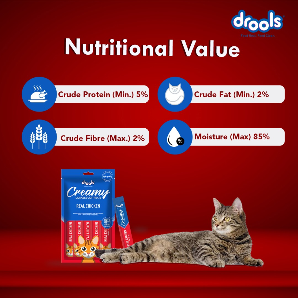 Drools Tuna & Bunito , Salmon & Skipjack and Crab & Chicken Creamy Cat Treats Combo Cats-Treats & Others Drools
