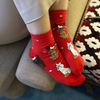 thePack Dog Themed Ankle Length Socks (Red) Pet Parent-Clothing & Accessories ThePack Dropship