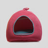 Skatrs Cozy House for Cats, Kittens and Small Dogs (Red and Teal Blue) Cats-Bedding, Mats & Travel Supplies Skatrs