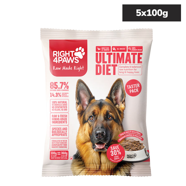 Right4Paws Ultimate Diet Taster Pack Adult Dog Dry Food