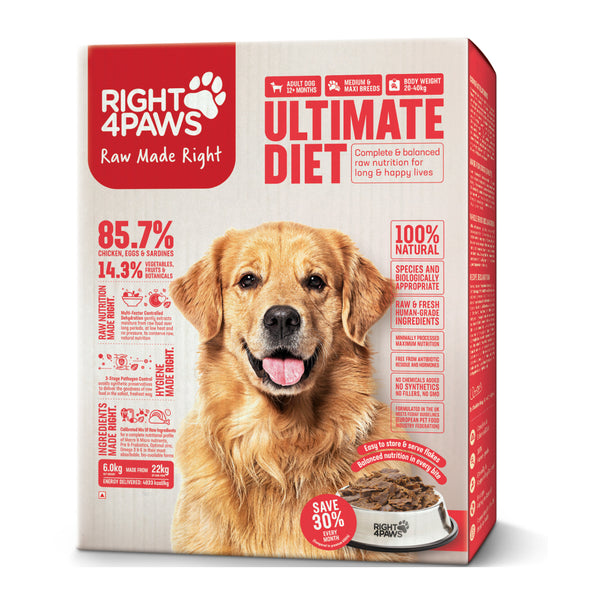 Right4Paws Ultimate Diet Medium & Maxi Adult Dog Dry Food