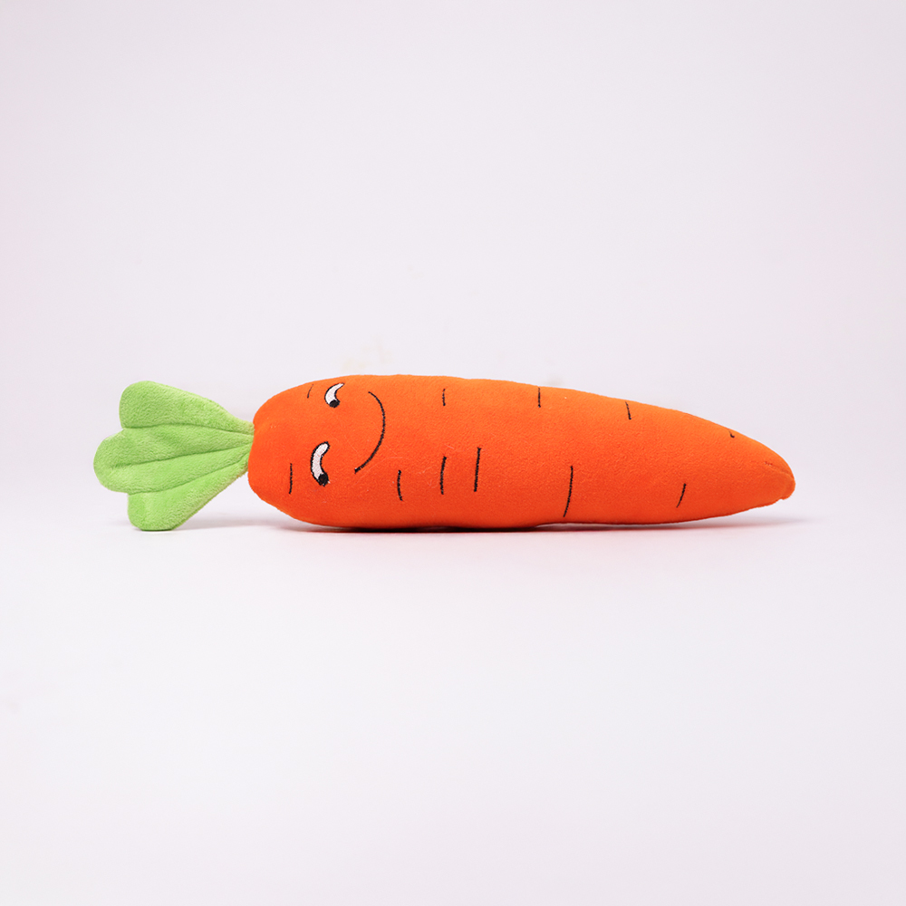 Skatrs Carrot Plush Toy for Dogs and Cats Both-Toys Skatrs 40x9cm