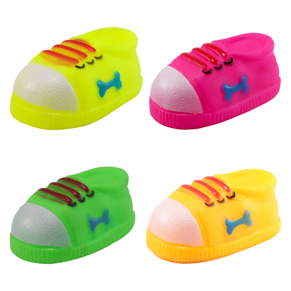 Skatrs Squeaky Shoe Toy for Cats & Dogs (Colour May Vary)