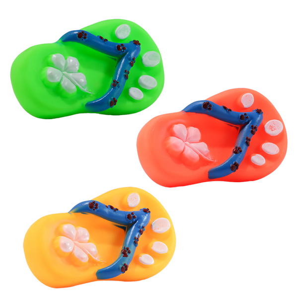 Skatrs Squeaky Slipper Toy for Cats & Dogs (Colour May Vary)