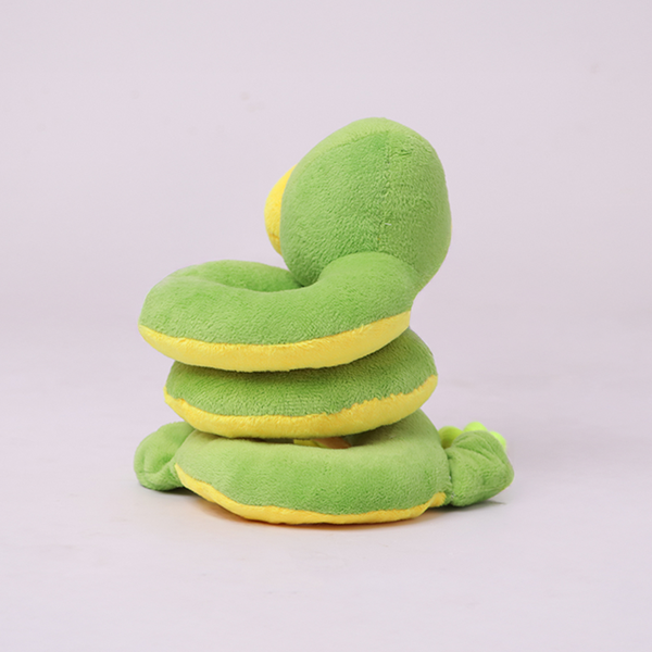 Skatrs Snake Plush Toy with Rope for Dogs