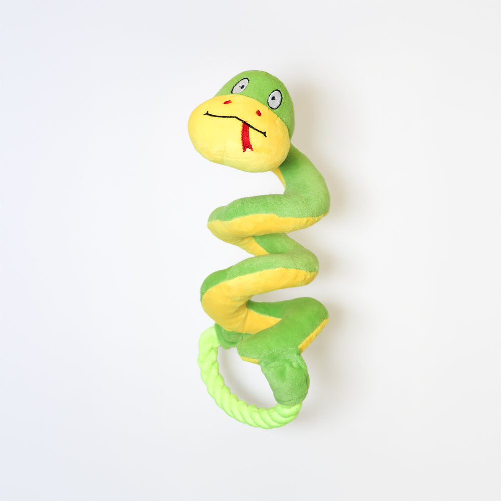 Skatrs Snake Plush Toy with Rope for Dogs and Cats Both-Toys Skatrs