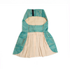 Skatrs Brocade Gold Printed Dress for Dogs and Cats (Teal) Both-Clothing & Accessories Skatrs
