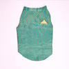 Skatrs Brocade Gold Printed Sherwani for Dogs and Cats (Teal) Both-Clothing & Accessories Skatrs