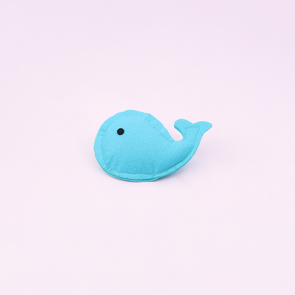 Skatrs Whaleyboo Whale Catnip Toy for Cats