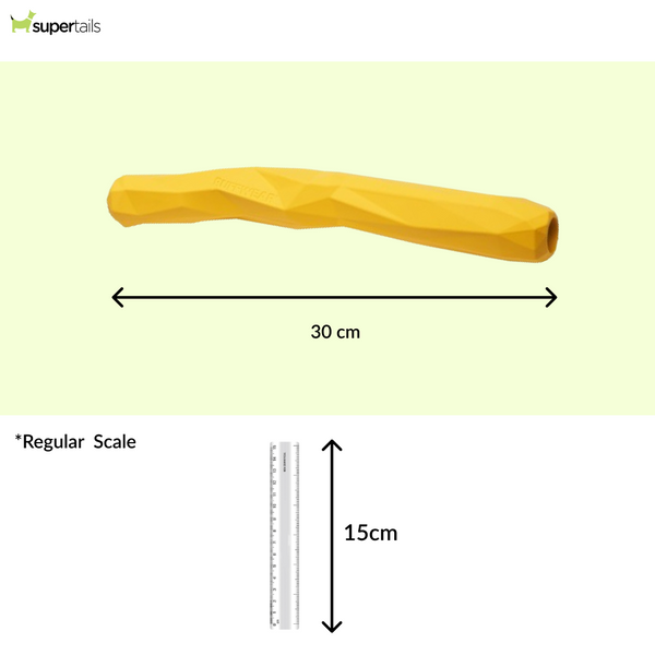Ruffwear Gnawt a Stick Toy for Dogs (Dandeliion Yellow)