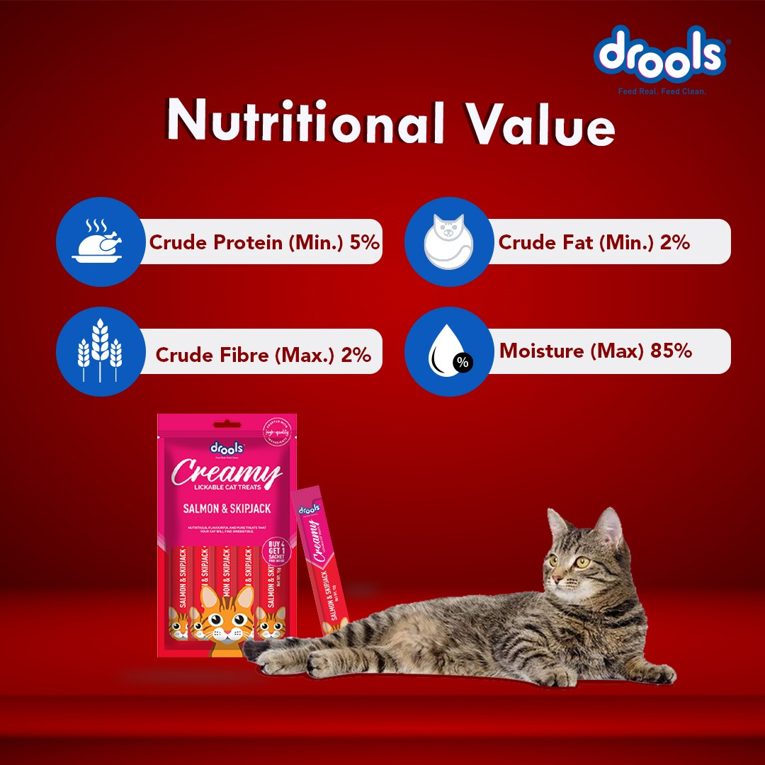 Drools Tuna & Bunito , Salmon & Skipjack and Real Chicken Creamy Cat Treats Combo Cats-Treats & Others Drools