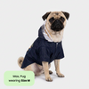 Pets Way Mistiq Coal Paw In The Rain Raincoat for Dogs