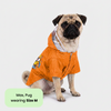 Pets Way Mistiq Orange Rainbhaw Raincoat for Dogs