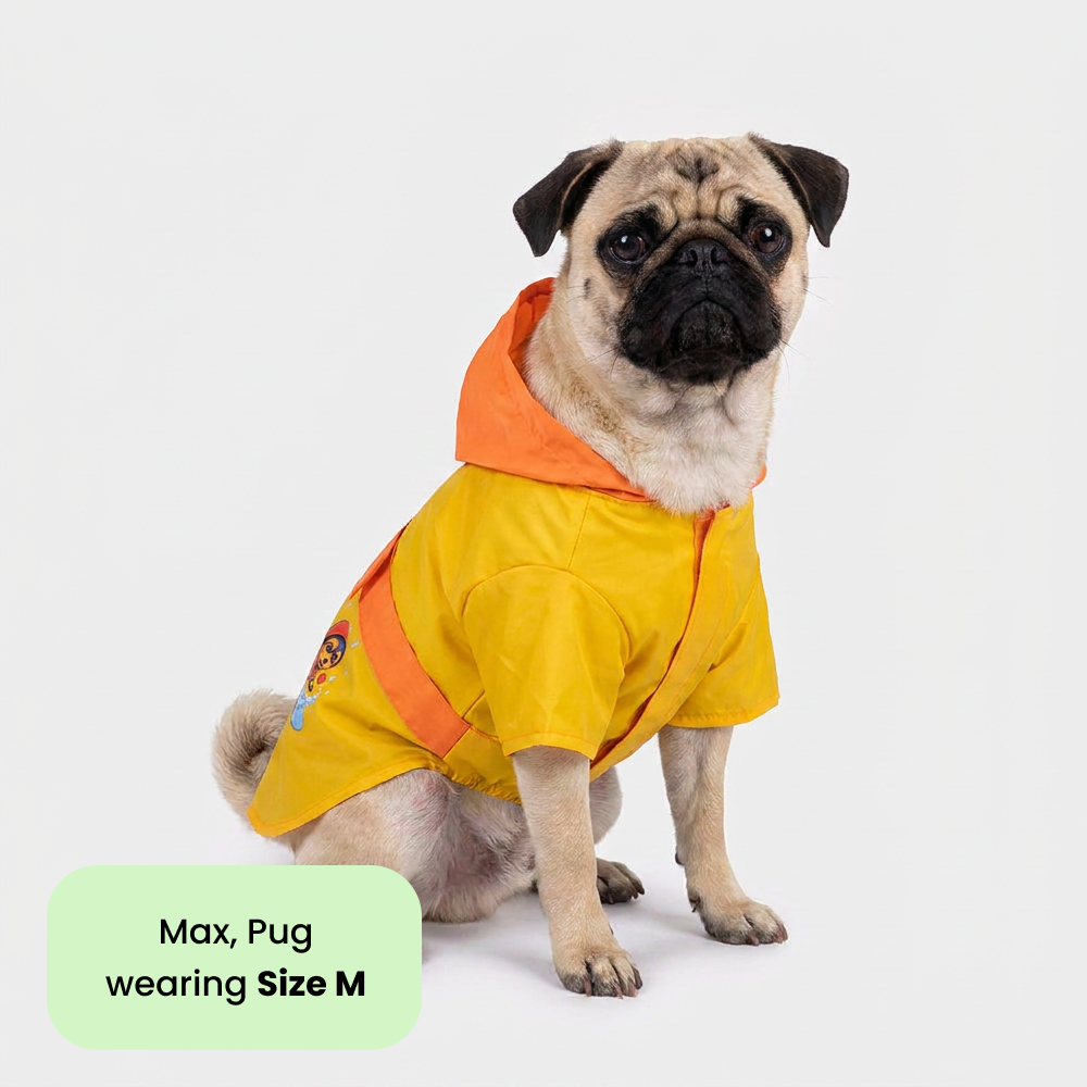 Thunder Dog Raincoat for Dogs (Yellow Orange) Dogs-Clothing & Accessories Pets Way Dropship